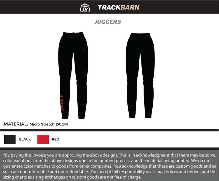 2 Fast Movement Performance - Men Joggers (2771) - TrackBarn