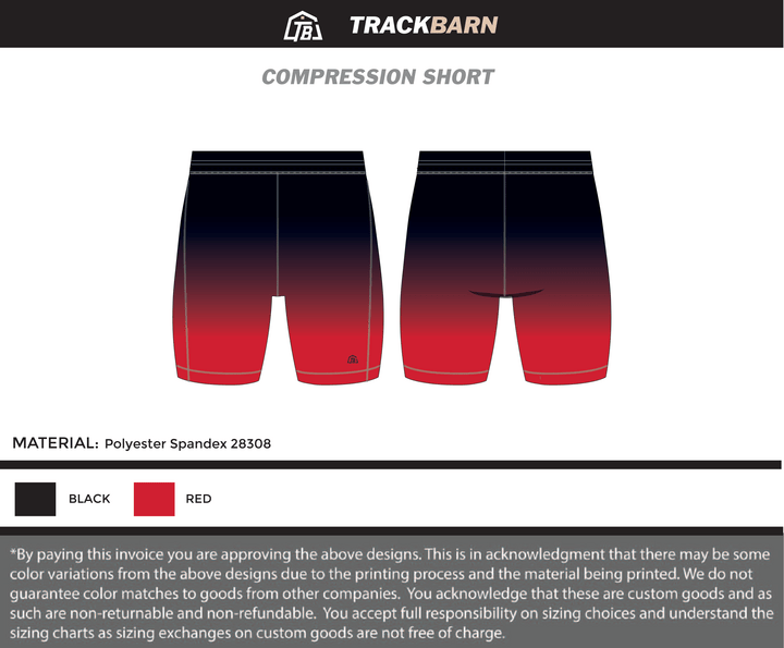 2 Fast Movement Performance - Women Compression Shorts (2772) - TrackBarn