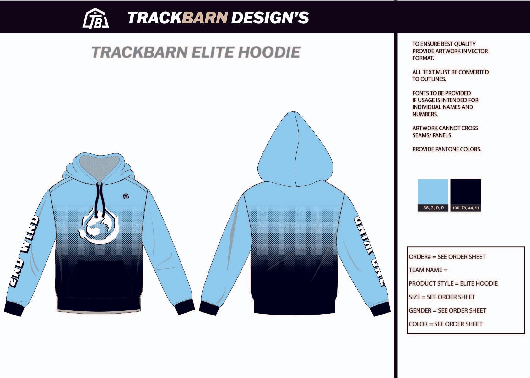 2nd - Wind - Mens Scuba Hoodie - TrackBarn
