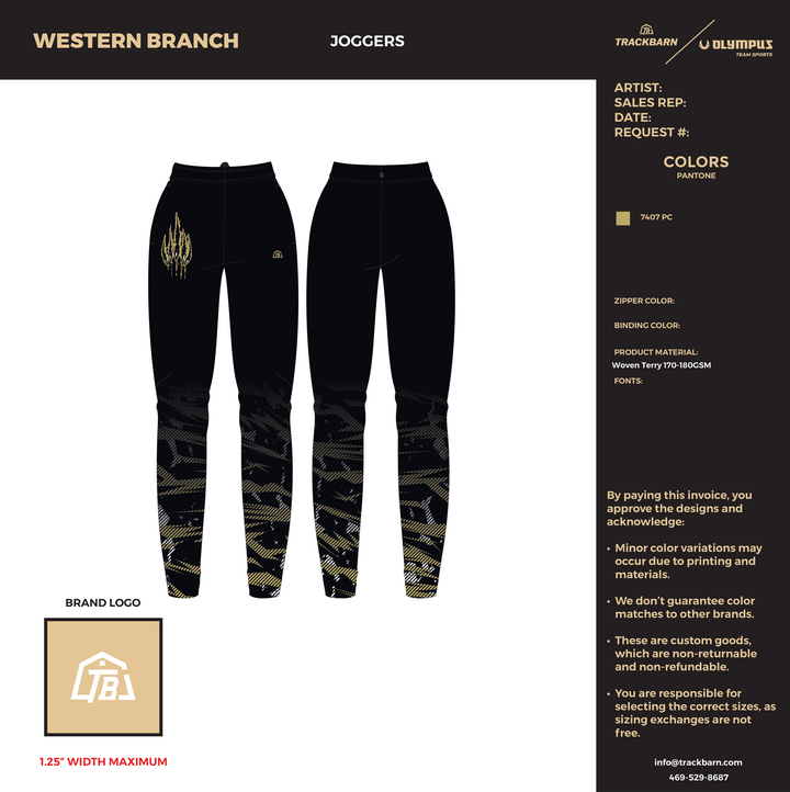 Western Branch - Youth Joggers (#1224)