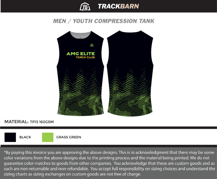 AMG Elite - Girls Compression Tank (2756) - TrackBarn