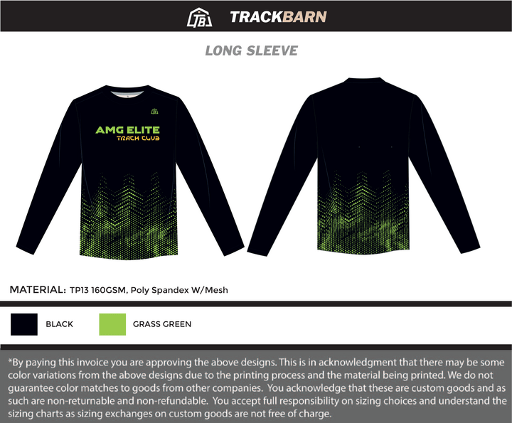 AMG Elite - Women Stretch Light Long Sleeve (2760) - TrackBarn