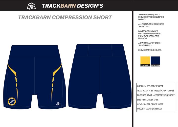 Bethesda Chevy Chase - Boys Compression Shorts (1893) - TrackBarn