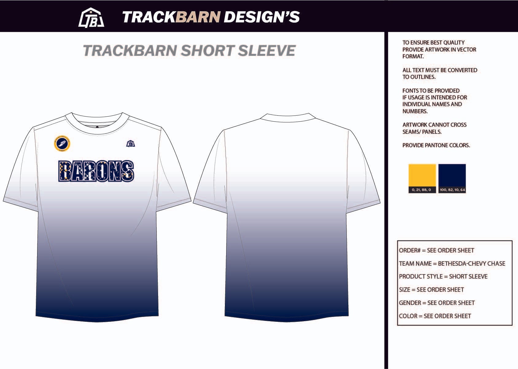 Bethesda - Chevy - Chase Mens Stretch Light Training Tee - TrackBarn