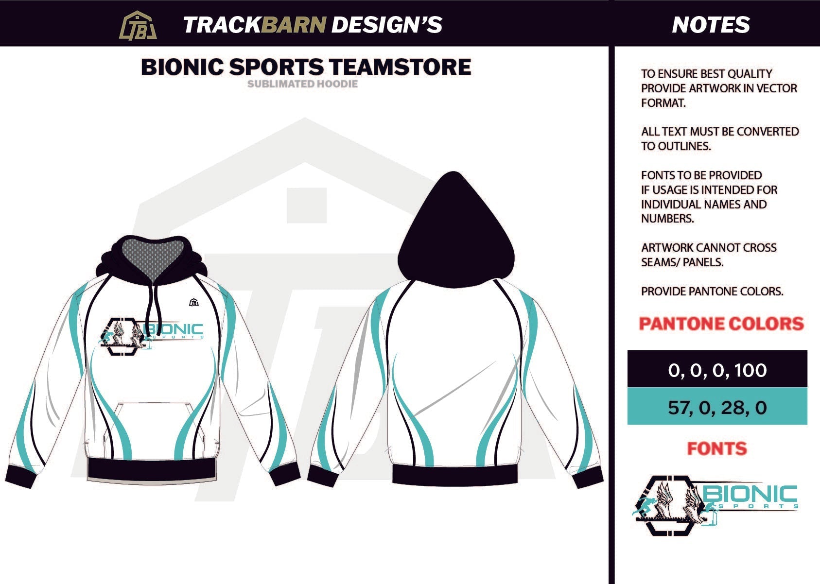 Bionic - Sports - Youth Pullover Hoodie - TrackBarn