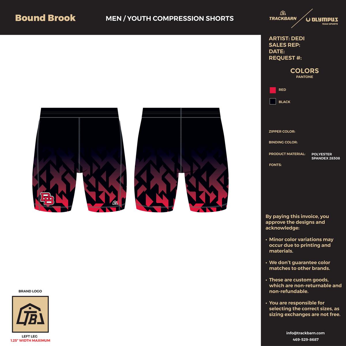 Bound Brook - Men Short Running Tight - Black - TrackBarn