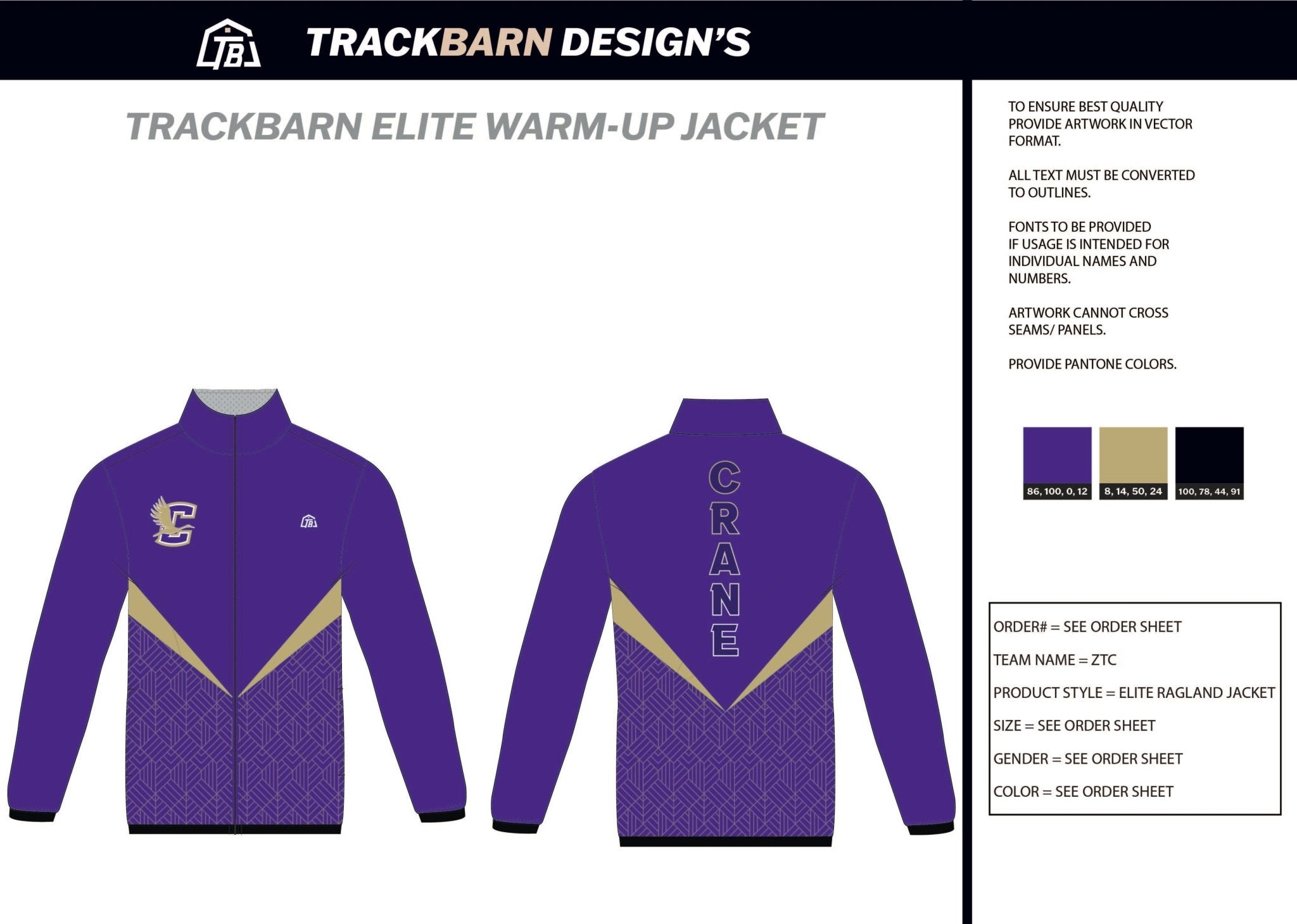 Crane - Mens Full Zip Jacket - TrackBarn