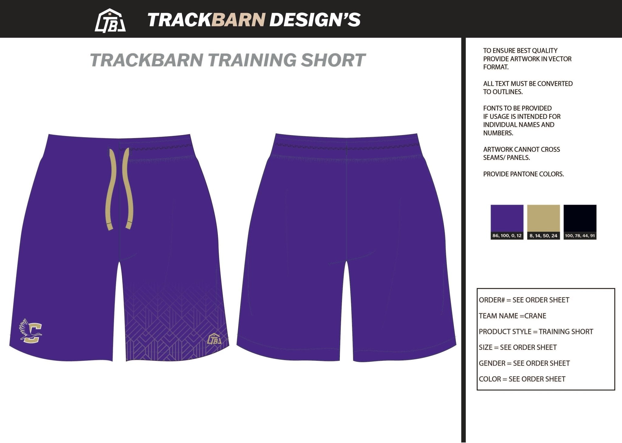 Crane - Mens Knit Shorts 9" - TrackBarn