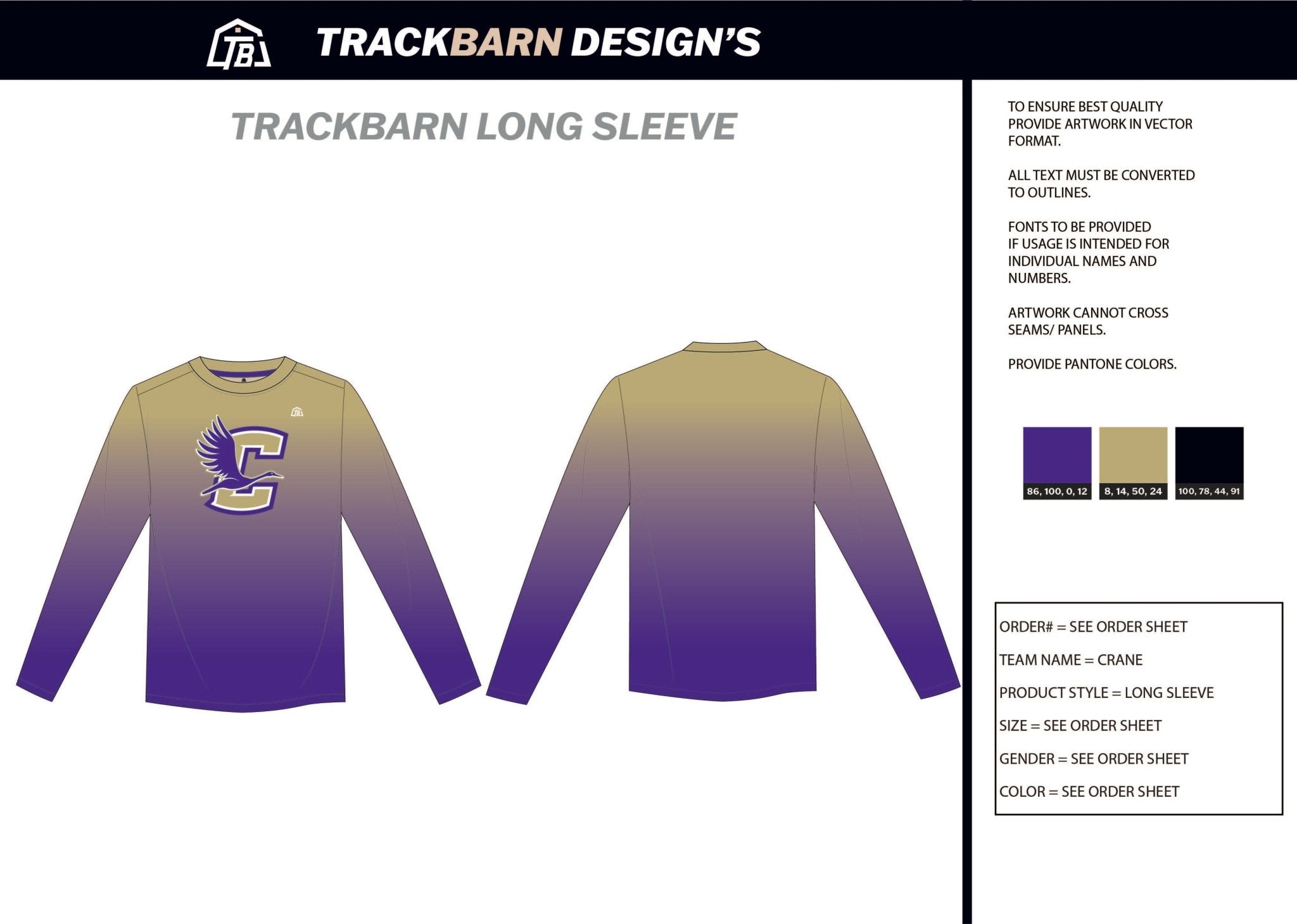 Crane - Womens Stretch Light LS Tee - TrackBarn