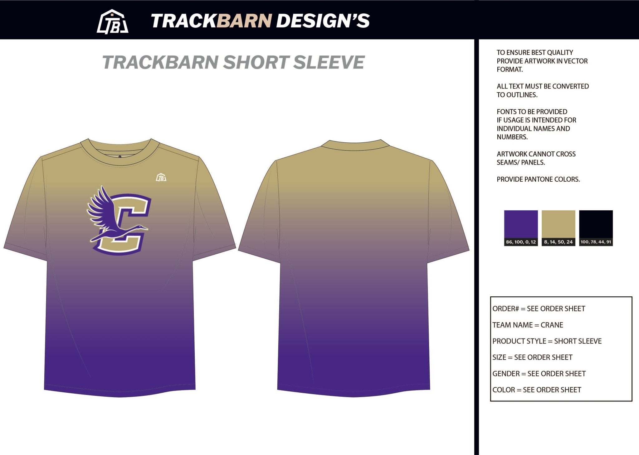 Crane - Youth Tech Tee - TrackBarn