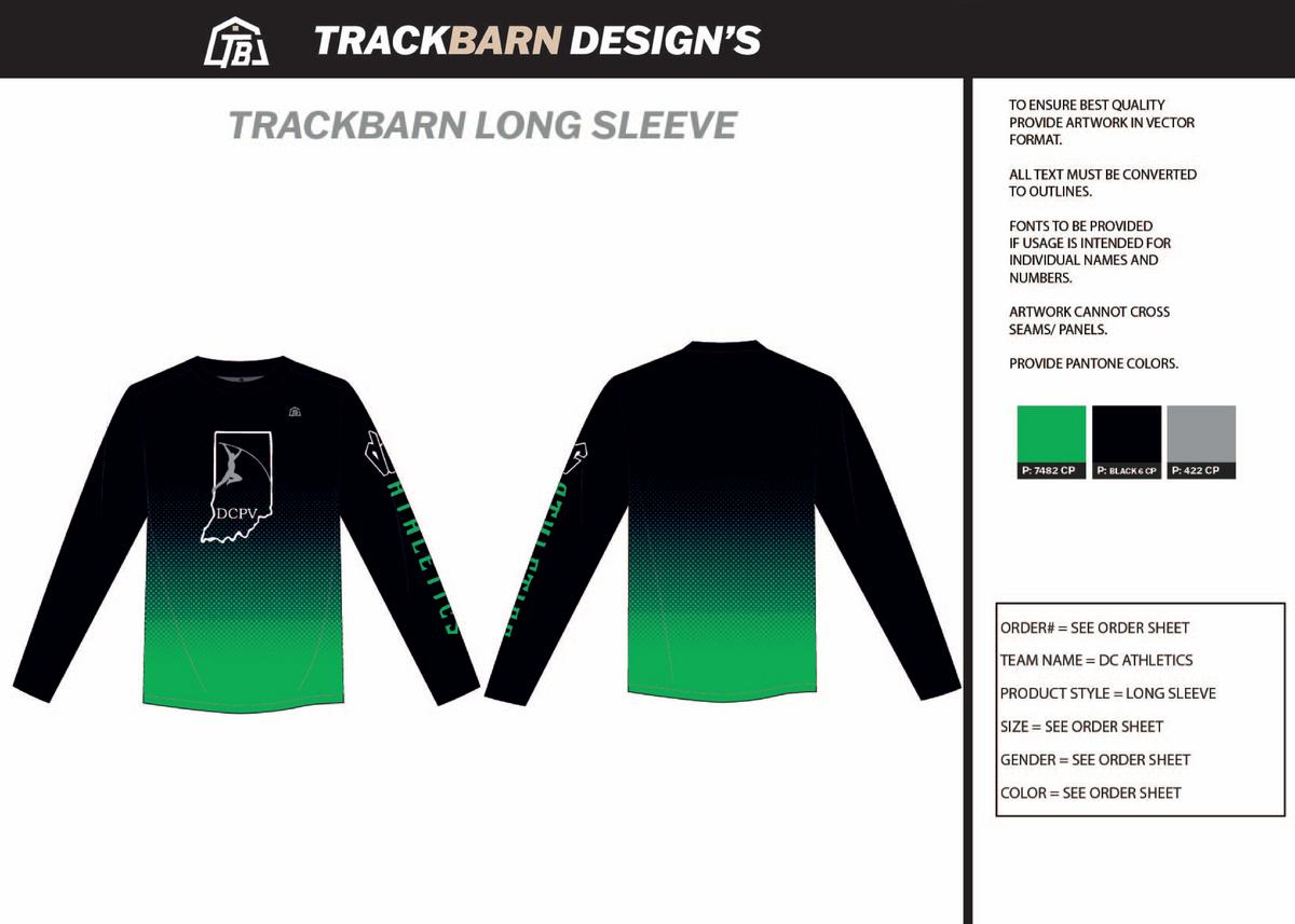 DC Athletics - Women Stretch Light Long Sleeve - Black - TrackBarn
