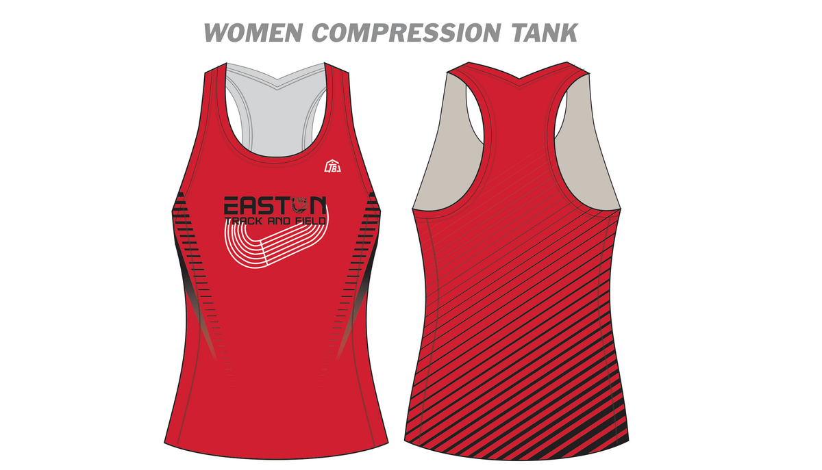 Easton Area High School - Women Compression Tank - TrackBarn