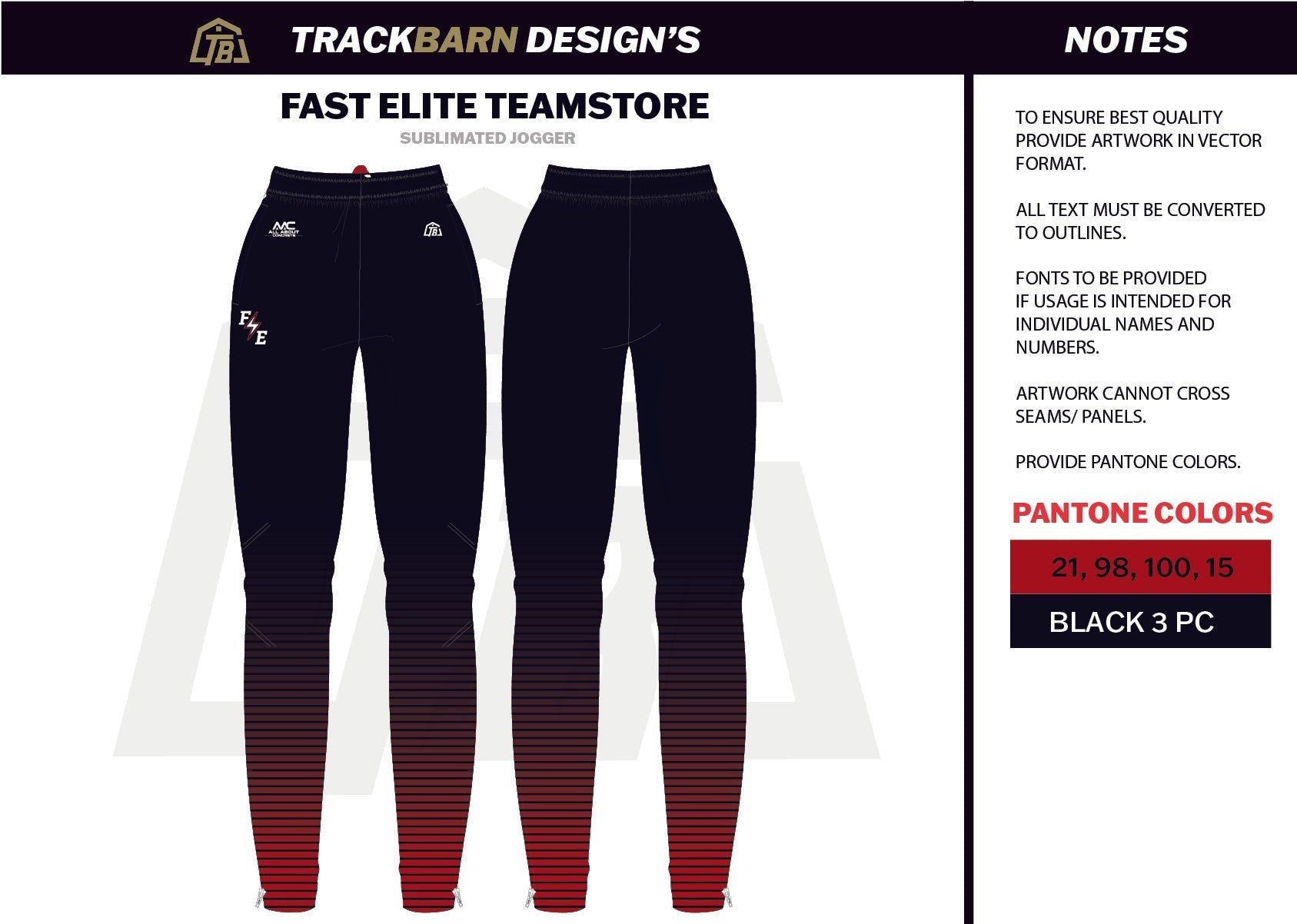 Fast - Elite - Adults Jogger - TrackBarn