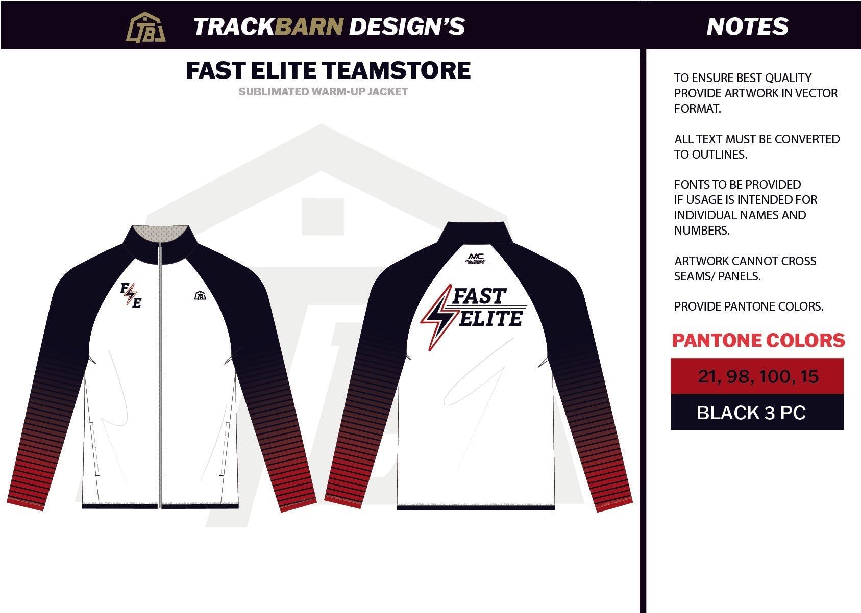 Fast - Elite - Mens Full Zip Jacket - TrackBarn