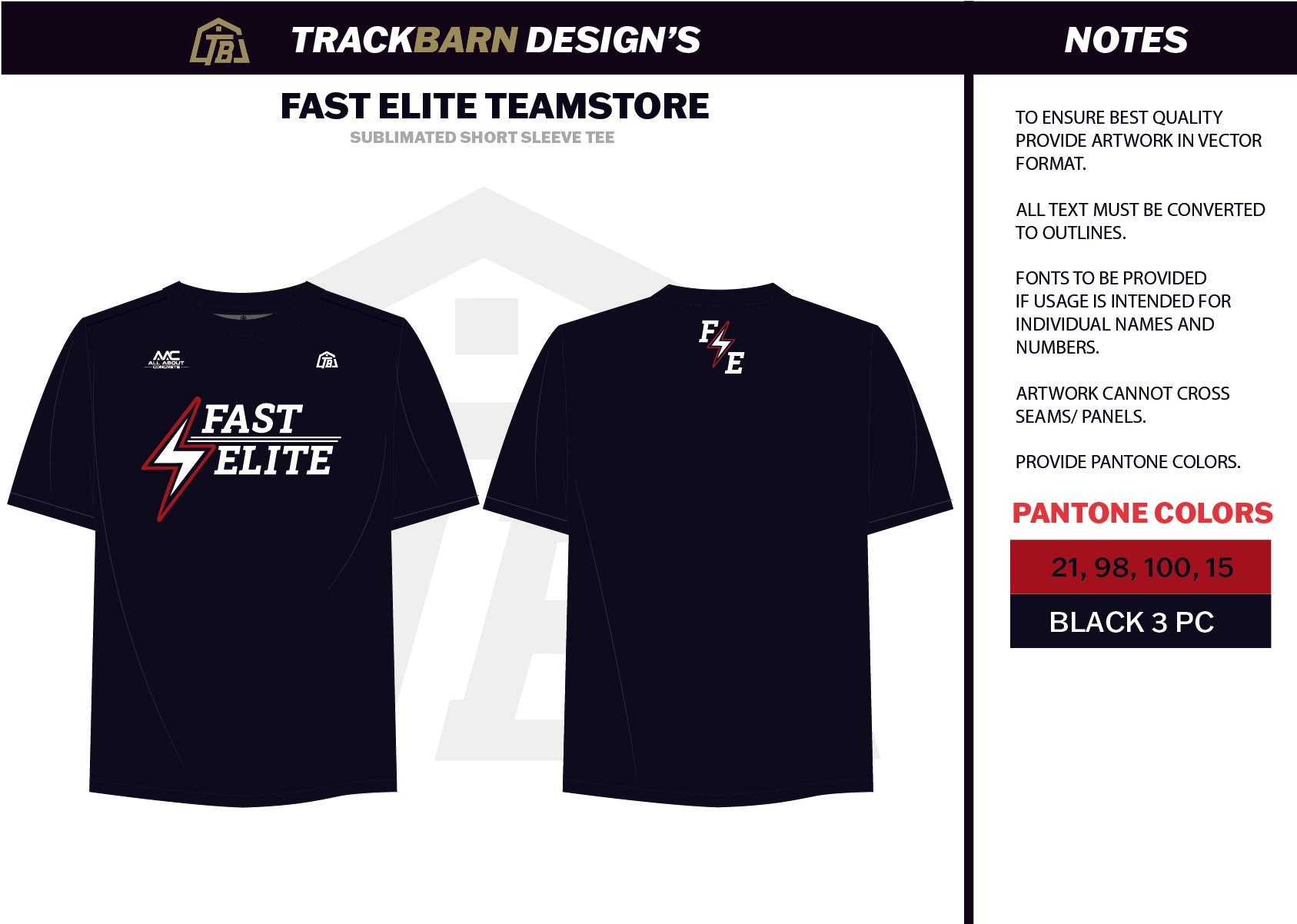 Fast - Elite - Youth Tech Tee - TrackBarn