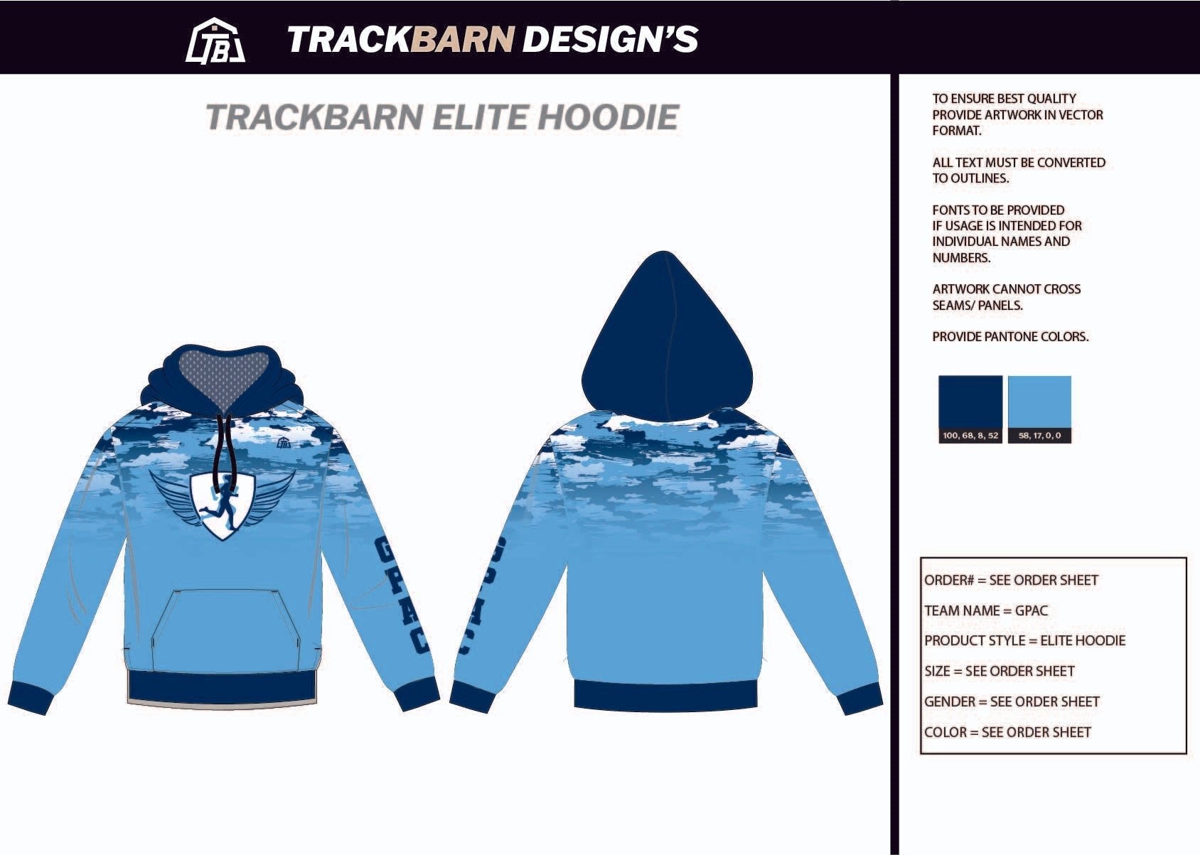 Gately Park - Athletic - Club Mens Scuba Hoodie - TrackBarn
