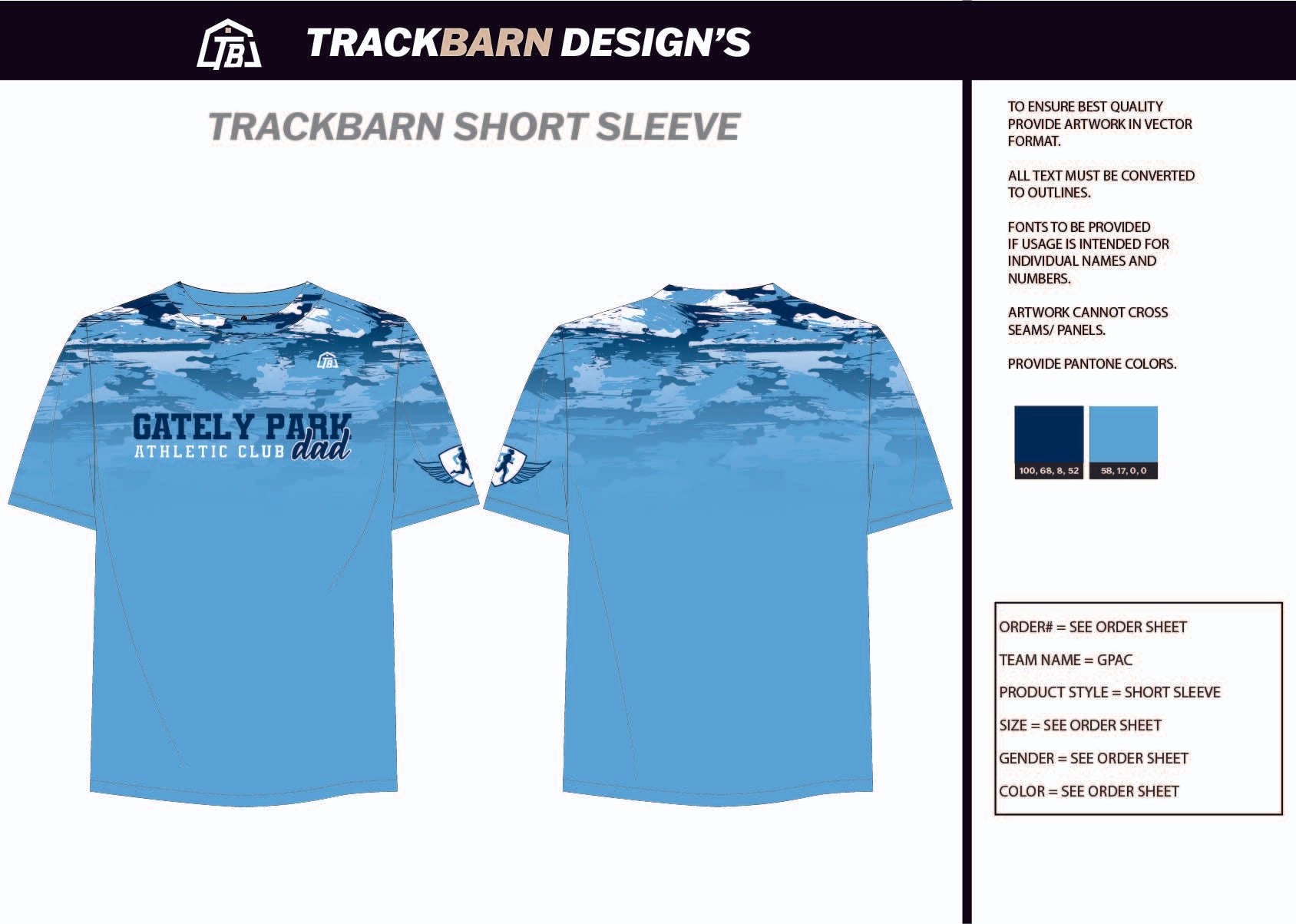 Gately Park - Athletic - Club Womens Stretch Light Training Tee - TrackBarn