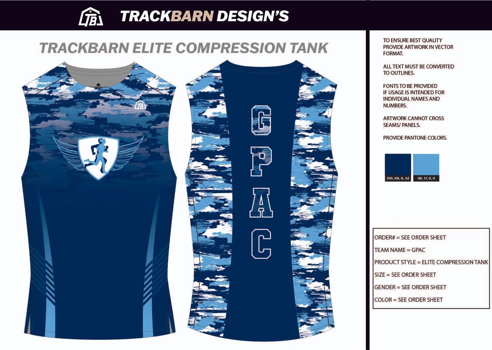 Gately Park - Athletic - Club Youth Compression Tank - TrackBarn
