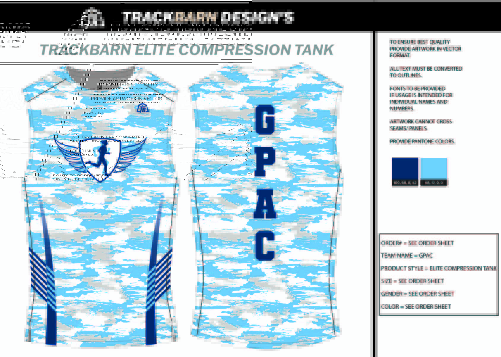 Gately Park - Athletic - Club Youth Compression Tank - TrackBarn