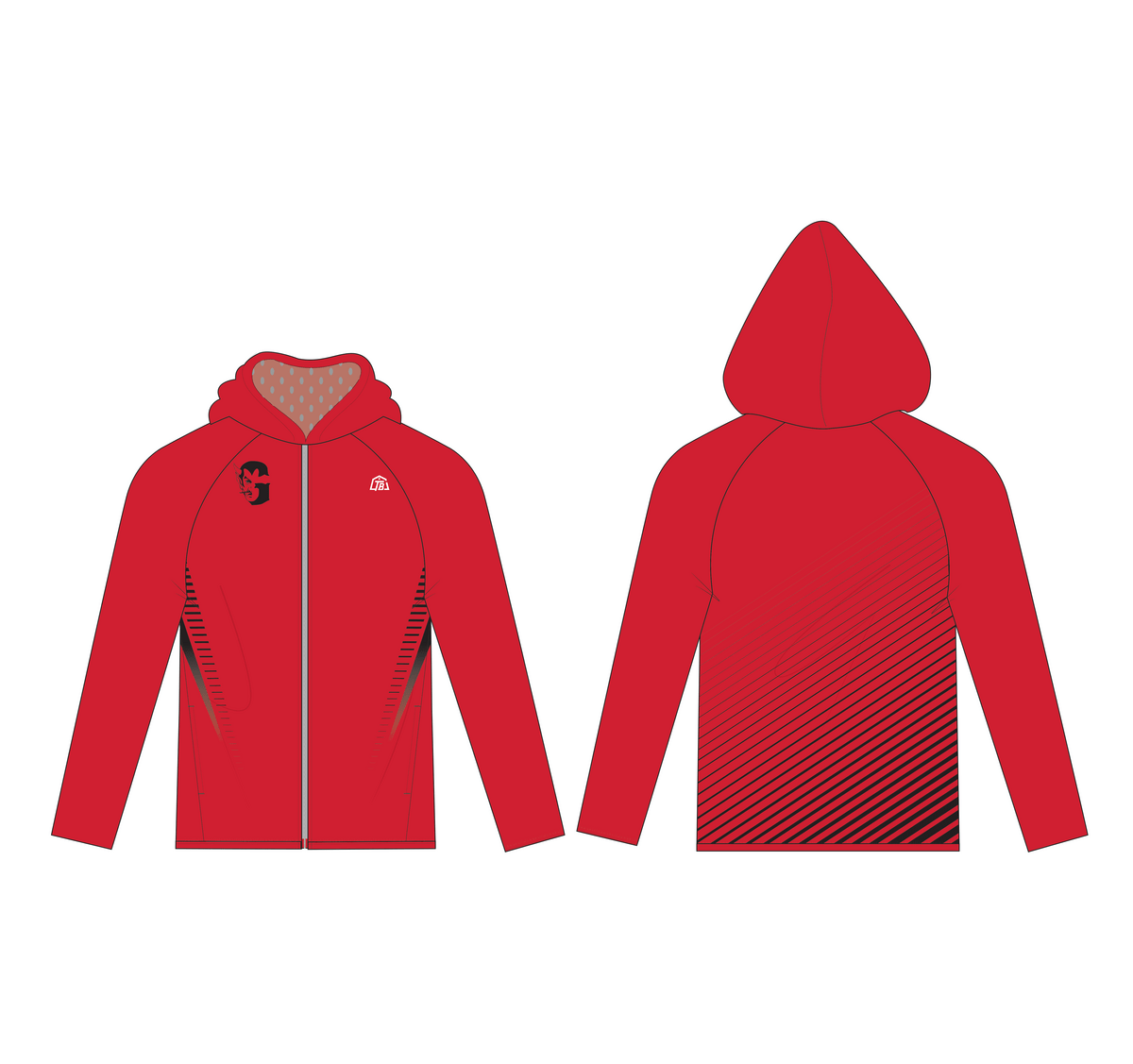 Glenwood Springs High School - Men Rain Jacket w/ Lining - (874) - TrackBarn