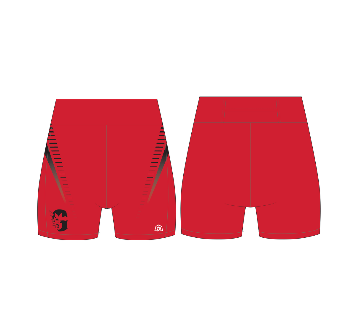 Glenwood Springs High School - Women Short Running Tight - (872) - TrackBarn