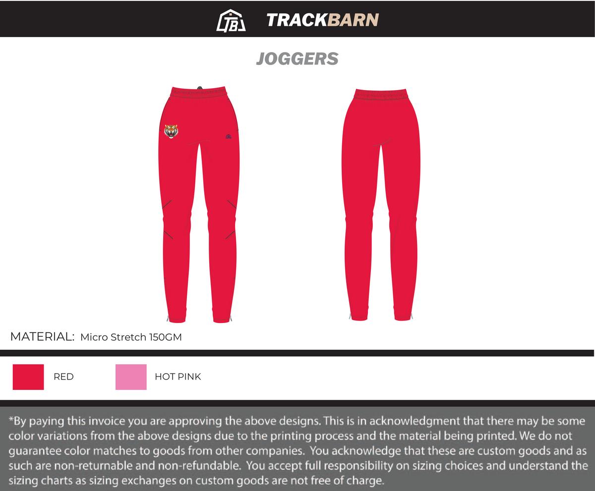 Harmony Fort Worth - Men Joggers - Red - TrackBarn