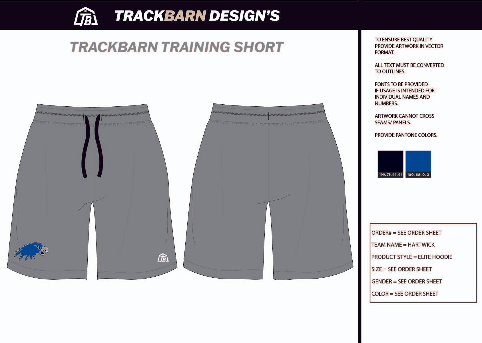 Hartwick - Mens Knit Shorts 9" - TrackBarn