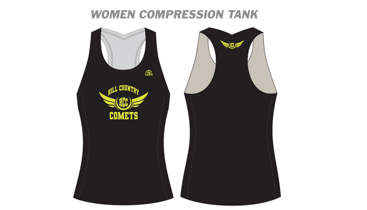 Hill Country Comets - Girls Compression Tank (1389) - TrackBarn