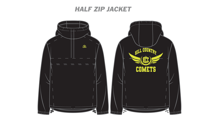 Hill Country Comets - Men Half Zip Jacket (1396) - TrackBarn