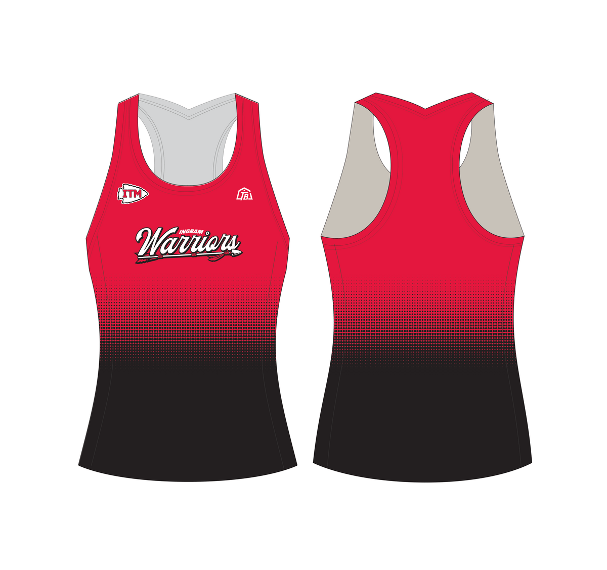 Ingram ISD Girls - Women Compression Tank (1327) - TrackBarn