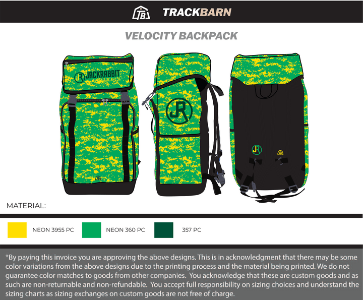 Jack Rabbits - Velocity Backpack (2915) - TrackBarn