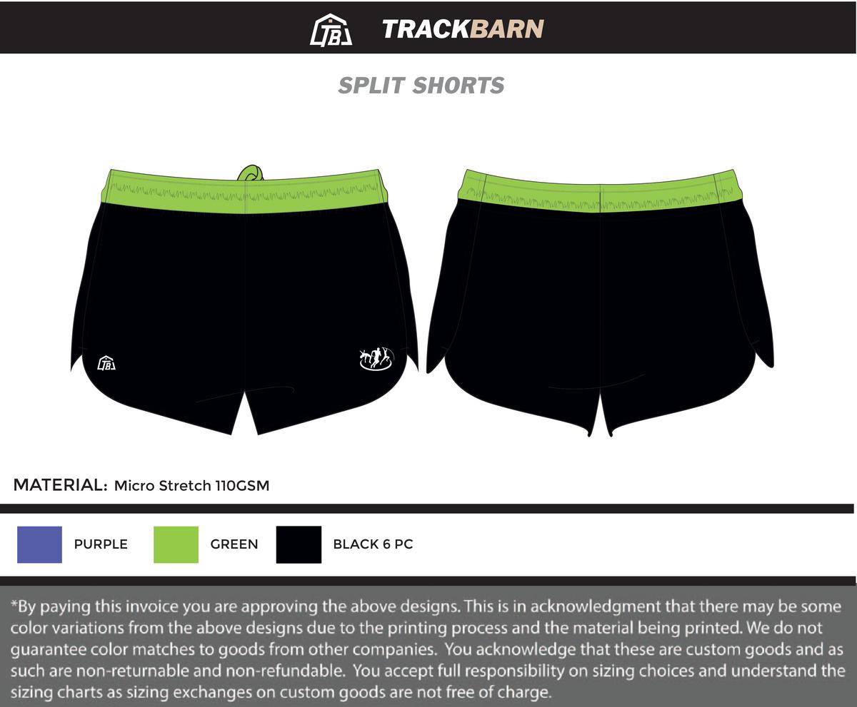 JD Athletics - Men Split Track Short - TrackBarn