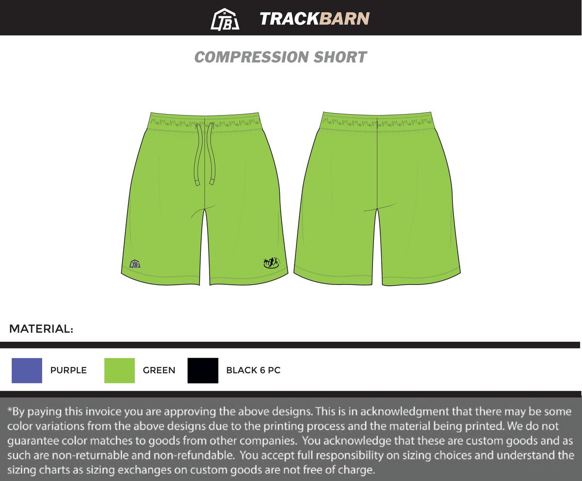 JD Athletics - Mens Short Running Tight - TrackBarn