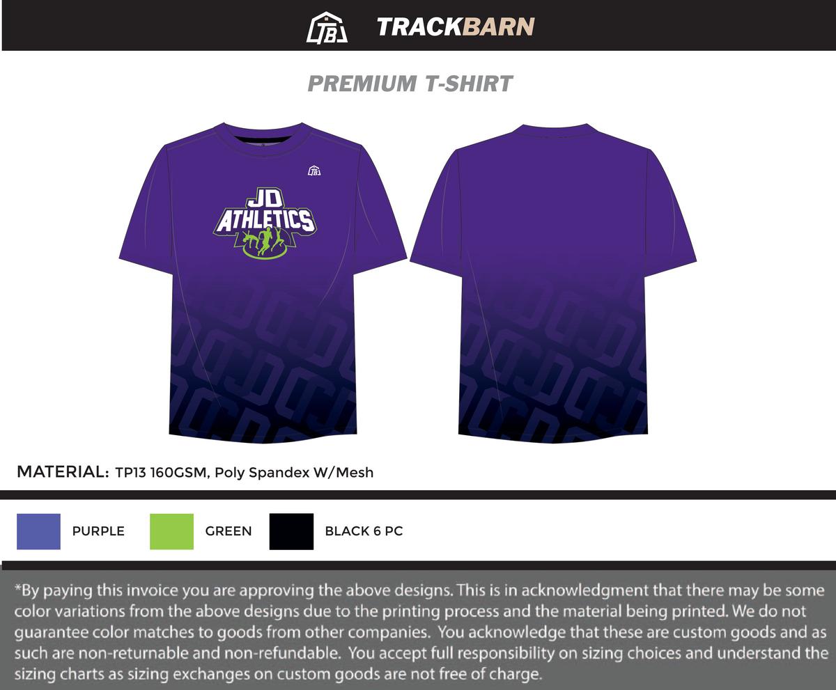 JD Athletics - Women Performance T-Shirt - TrackBarn