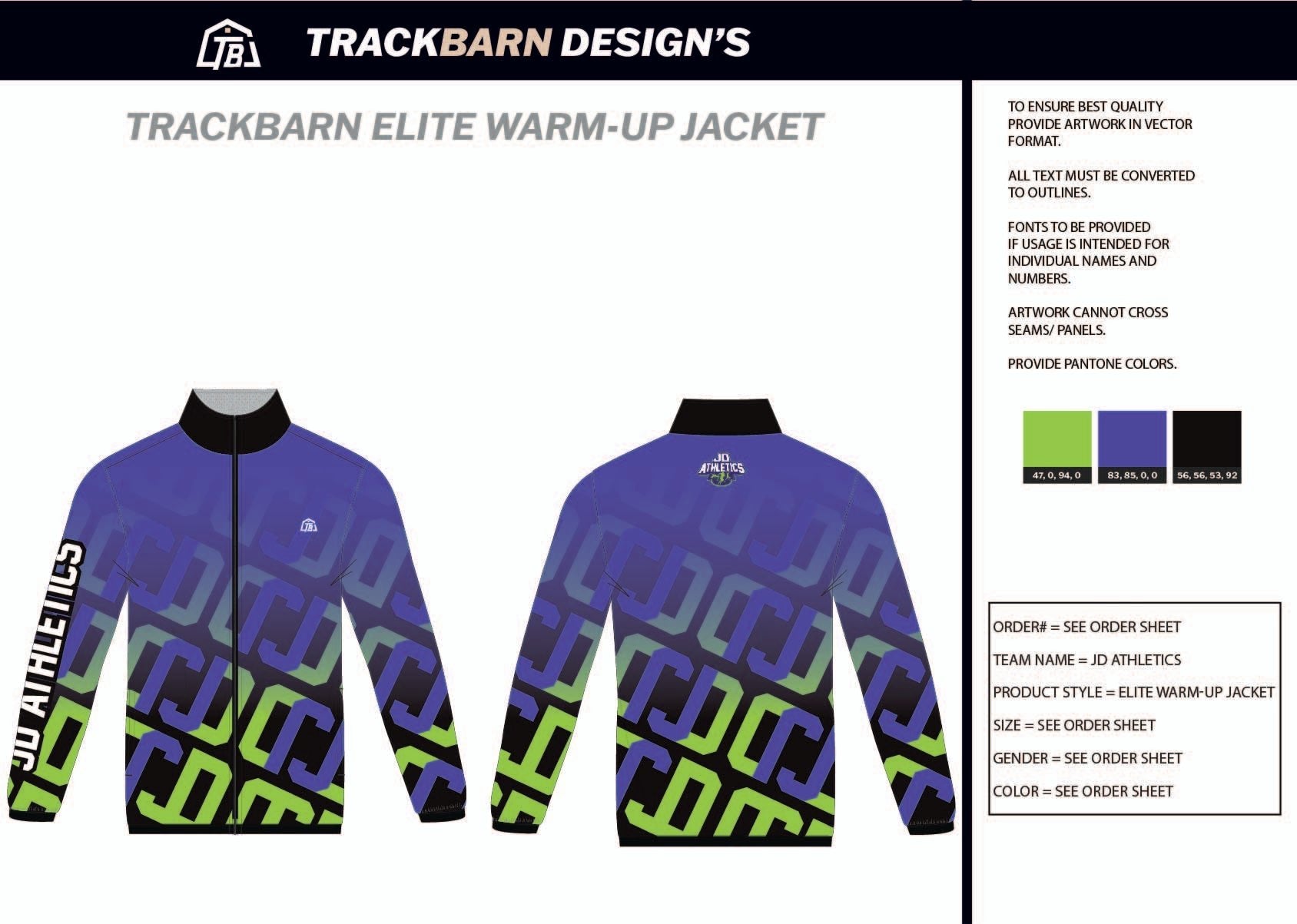 JD - Athletics - Womens Full Zip Jacket - TrackBarn