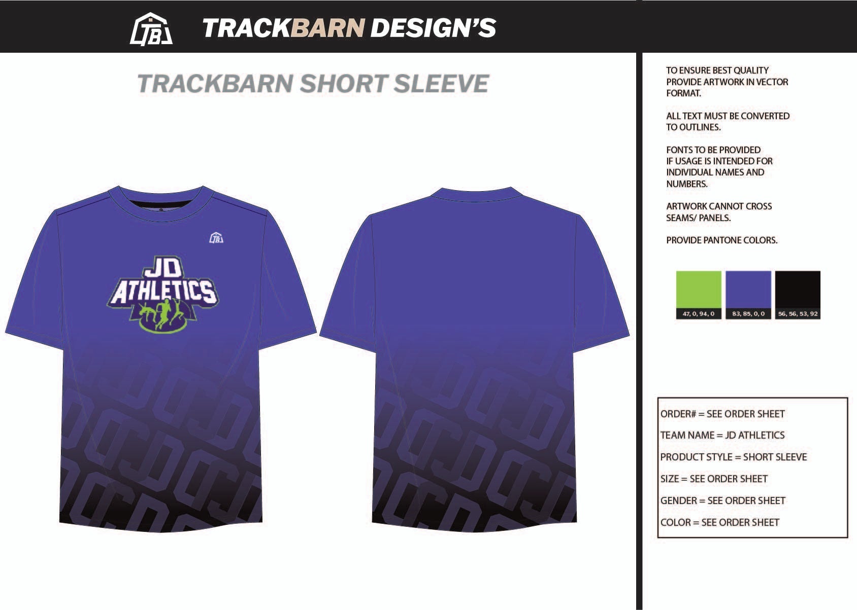 JD - Athletics - Womens Stretch Light Training Tee - TrackBarn