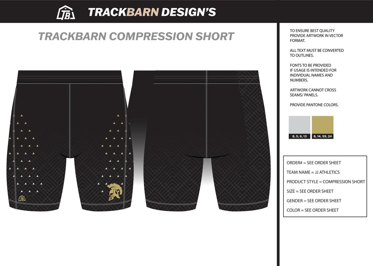 JJ Athletics - Mens Short Running Tight - TrackBarn
