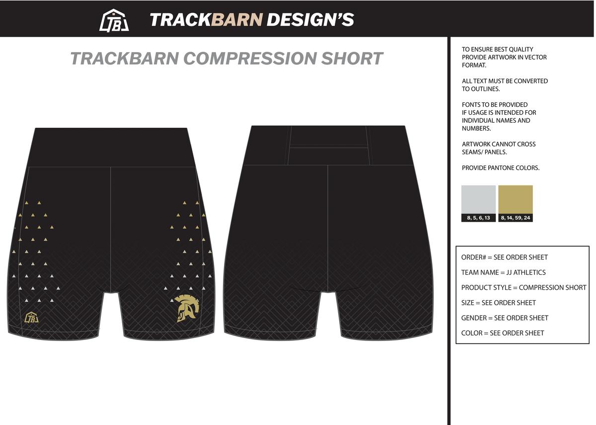 JJ Athletics - Women's Short Running Tight - TrackBarn