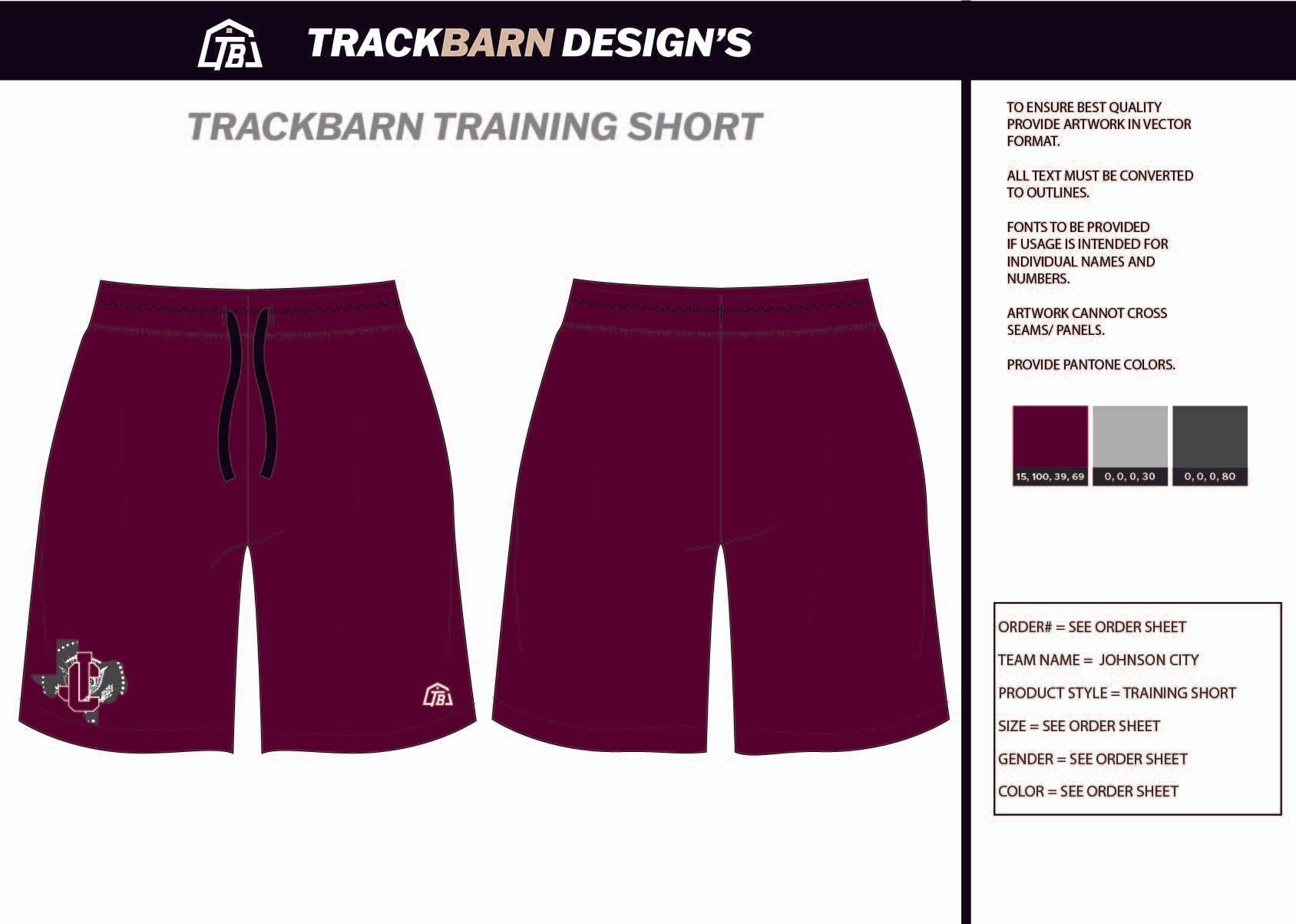 Johnson - City - XC Mens Knit Shorts 9" - TrackBarn