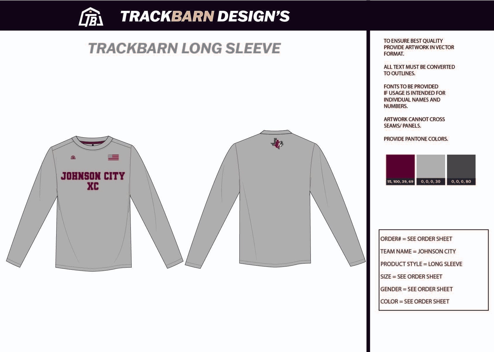 Johnson - City - XC Youth Long Sleeve - TrackBarn