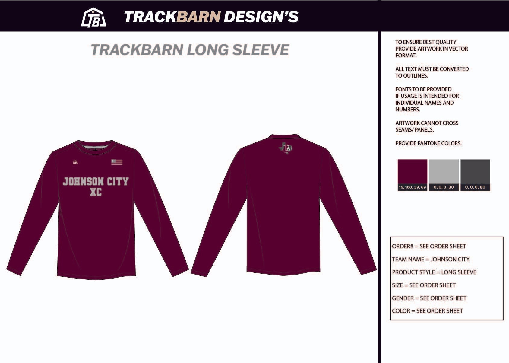 Johnson - City - XC Youth Long Sleeve - TrackBarn