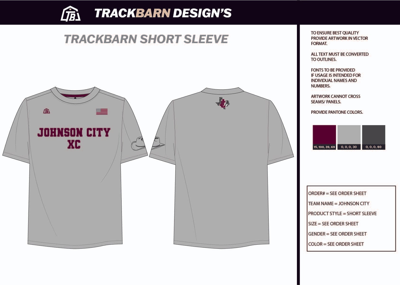 Johnson - City - XC Youth Tech Tee - TrackBarn