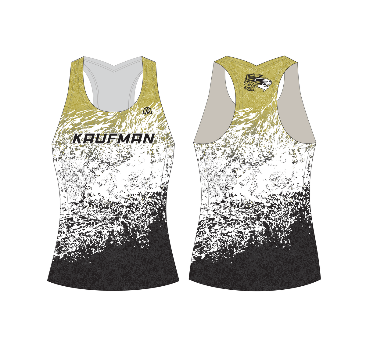 Kaufman Lions - Girls Compression Tank - (950) - TrackBarn