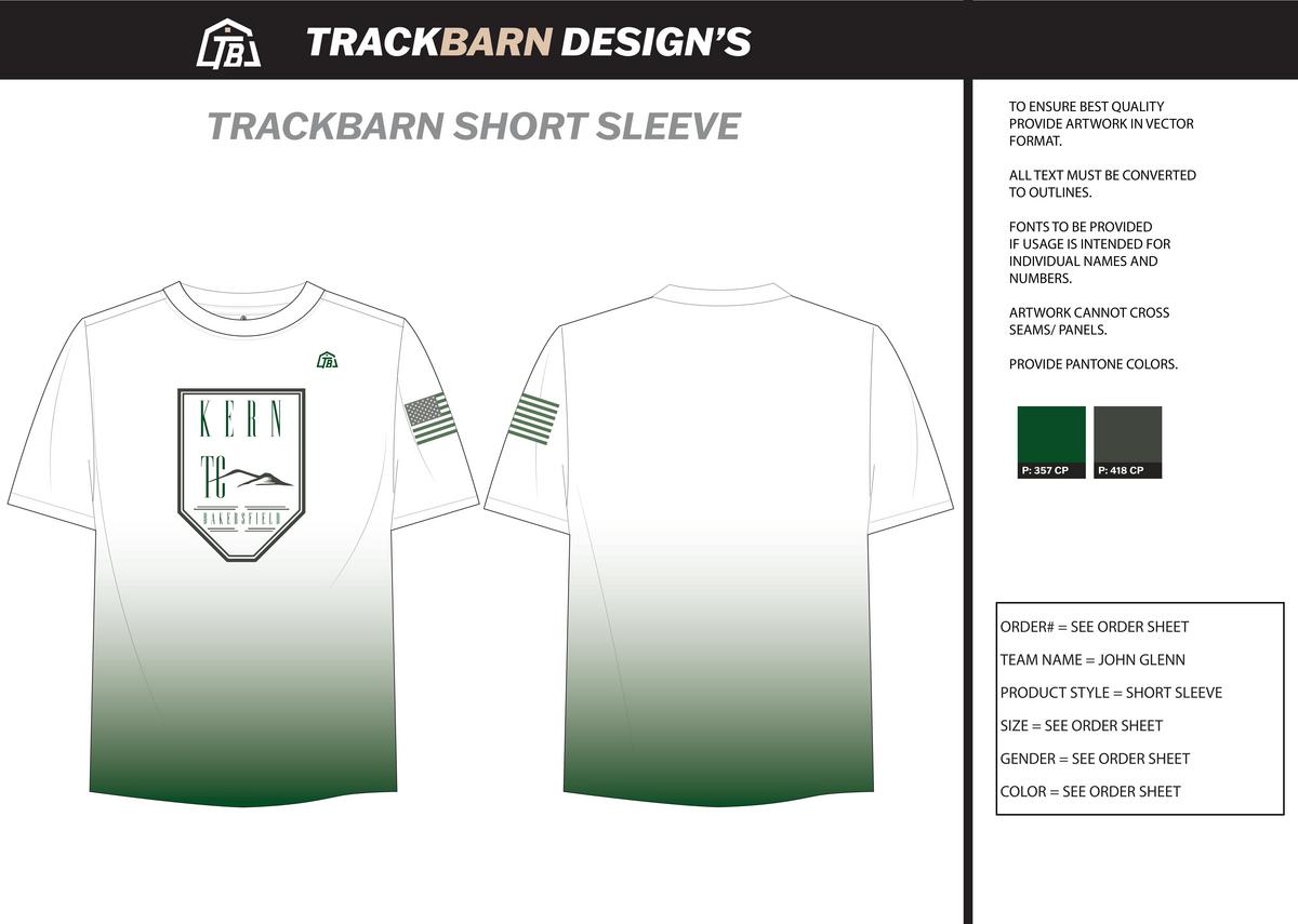 Kern TC - Women Performance T-Shirt - Green - TrackBarn