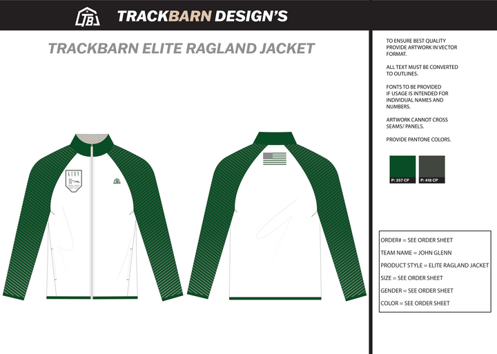 Kern TC - Youth Raglan Jacket (1129) - TrackBarn