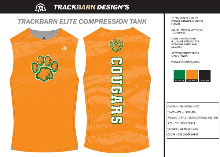 Kettle Run Cougars - Men Compression Tank - FT (2000) - TrackBarn
