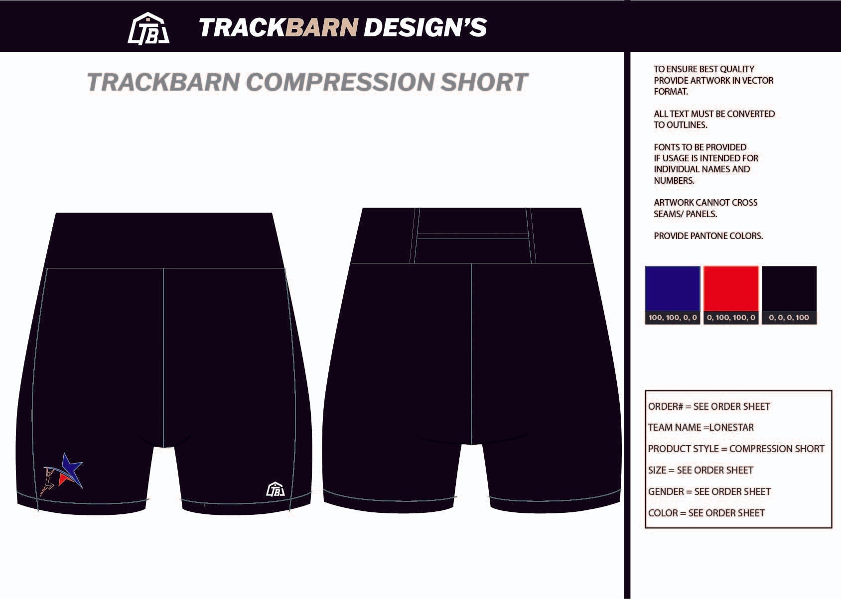 Lonestar - PV - Womens Short Running Tight - TrackBarn