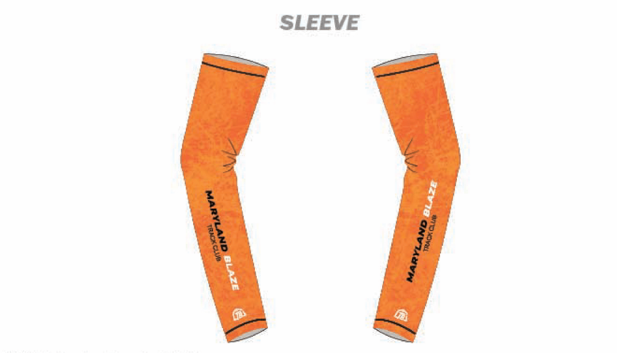 Maryland Blaze - Adult Sleeve - Orange (567) - TrackBarn