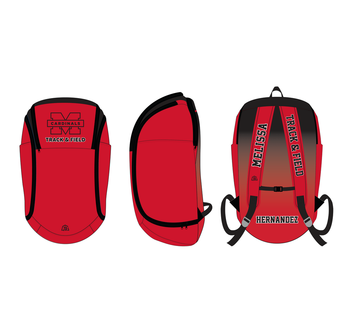 Melissa Cardinals - Premiere Backpack (1139) - TrackBarn