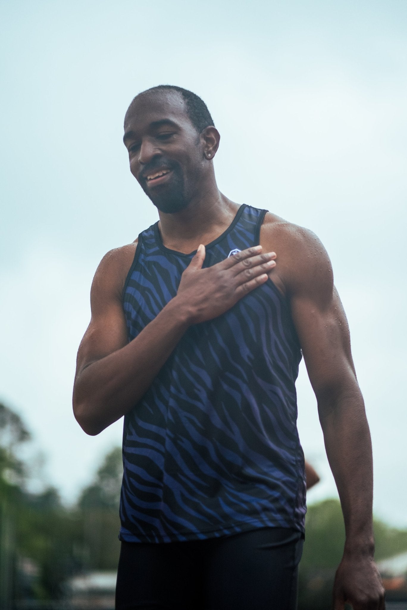 Men's Elite Racer Tank - TrackBarn